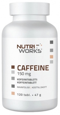 NutriWorks Caffeine 120 tabliet