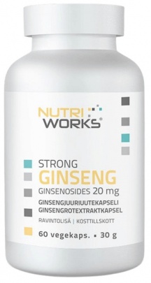 NutriWorks Strong Ginseng (Ženšen pravý) 60 kapsúl