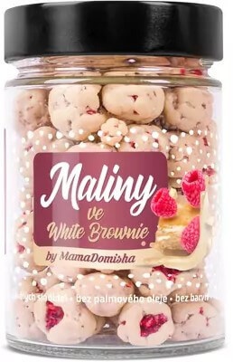 Grizly Maliny vo White Brownie by @mamadomisha 100 g