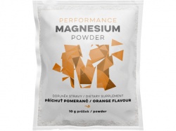 BrainMax Performance Magnesium Powder Pomaranč (horčík bisglycinát) nová menej sladká verzia 10 g