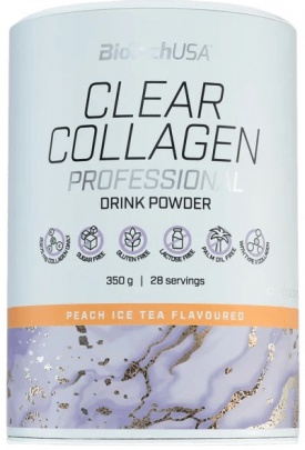 BiotechUSA Clear Collagen Professional 350 g - ruža/granátové jablko
