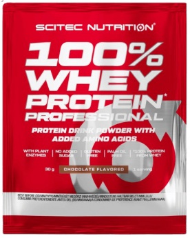 Scitec 100% Whey Protein Professional 30 g - ľadová káva