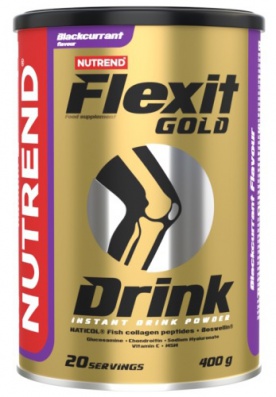 Nutrend Flexit Gold Drink 400 g - čierne ríbezle