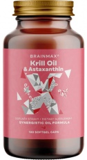 BrainMax Krill Oil s astaxantínom 500 mg 100 softgel kapsúl