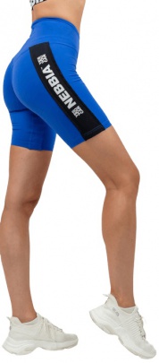 Nebbia Cyklistické šortky s vysokým pásom ICONIC 238 modrá - S