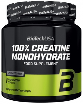 BioTechUSA 100% Creatine Monohydrate 500 g - neochucený