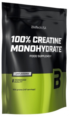 BioTechUSA 100% Creatine Monohydrate 500 g - dóza
