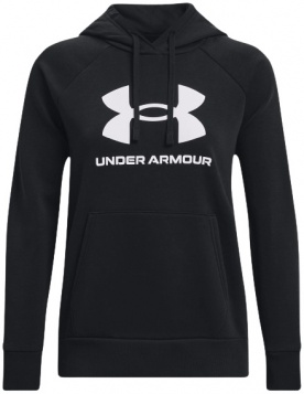 Dámska mikina Under Armour Rival Fleece Big Logo Hdy - black - S - 1379501-001