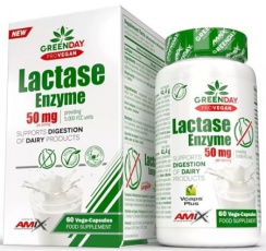 Amix GreenDay ProVEGAN Lactase Enzyme 60 kapsúl PREŠLA DMT 8.2023