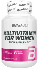 BiotechUSA Multivitamin for Women 60 tabliet
