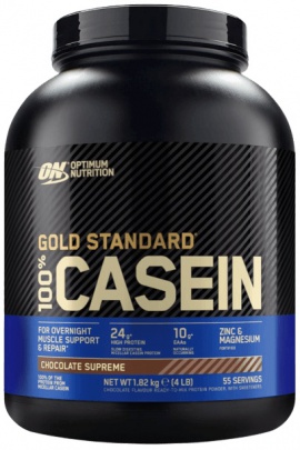 Optimum Nutrition 100% Casein Protein 1818g - jahoda