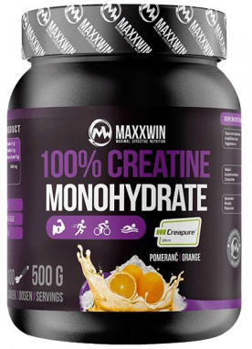 MAXXWIN 100% Creatine Creapure 500 g - pomaranč