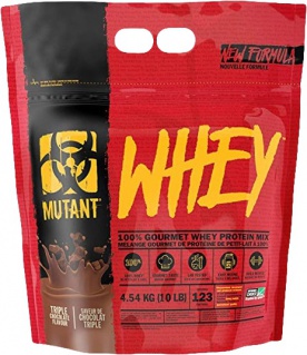 Mutant Whey NEW 4540 g + šejkr Born Hardcore červeno/černý 1000 ml ZADARMO