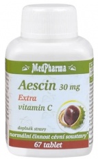 MedPharma Aescin 30 mg Extra vitamín C 67 tabliet