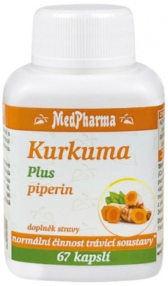 MedPharma Kurkuma Plus piperín 67 kapsúl