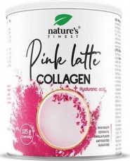 Nature's Finest Pink Latte Collagen +  Hyaluronic Acid 125 g 2 + 1 ZADARMO