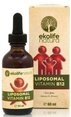 Ekolife Natura Liposomal Vitamín B12 60 ml VÝPREDAJ 10.2024