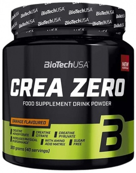 BiotechUSA Crea Zero pomaranč 320 g