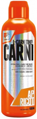 Extrifit Carni Liquid 120000 mg 1000 ml - ľadový čaj/broskyňa