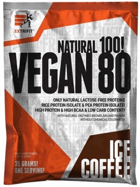 Extrifit Vegan 80 35 g - ľadová káva