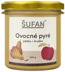 Šufan Pyré jablko-hruška 190 g