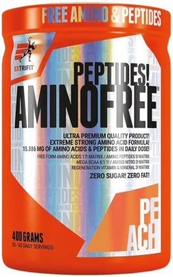 Extrifit AminoFree Peptides 400 g - broskyňa