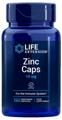 Life Extension Zinc 15 mg 150 kapsúl
