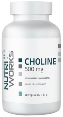 NutriWorks Choline 500mg 90 kapsúl