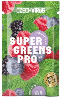 Czech Virus Super Greens PRO V2.0 12 g - jablečný fresh