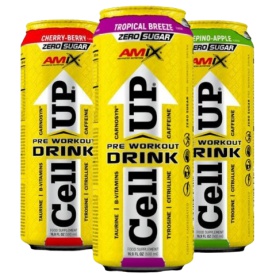 Amix CellUp Preworkout drink 500 ml - Pepino-Apple (jablko)