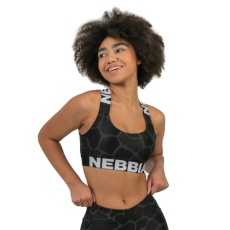 Nebbia Nature-Inspired Športová podprsenka 552 čierna