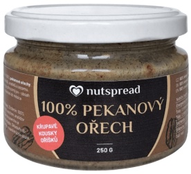 Nutspread 100% ořechové máslo 250 g - pekanové orechy
