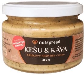 Nutspread Kešu máslo s kávou 250 g