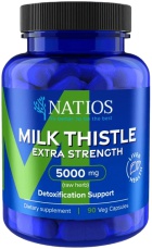 NATIOS Milk Thistle Extract (Ostropestřec) 5000 mg Extra Strength 90 veganských kapsúl