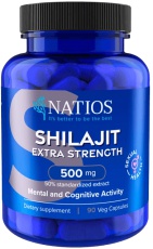 NATIOS Shilajit Extract 500 mg Extra Strength 90 veganských kapsúl