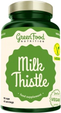 GreenFood Milk Thistle (Ostropestřec) 90 kapsúl