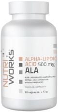 NutriWorks Alpha Lipoic Acid 500mg 90 kapsúl