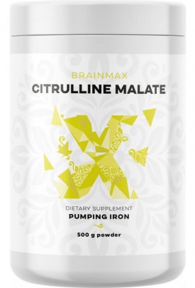 BrainMax Citrulline Malate 500 g VÝPREDAJ (POŠK. OBAL)