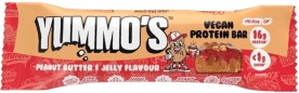 Yummo's Mmmm! Vegan Protein Bars 55 g - biela čokoláda/malina
