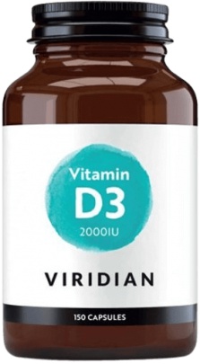 Viridian Vitamin D3 2000IU 60 kapsúl