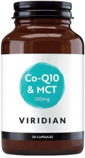 VIRIDIAN CO-Q10 (Koenzym Q10) with MCT 100mg 30 kapsúl