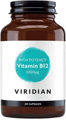 Viridian High Potency Vitamín B12 60 kapsúl