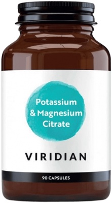 Viridian Potassium Magnesium Citrate 90 kapsúl