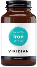 Viridian Balanced Iron Complex (Komplex železa s vitamíny) 90 kapsúl