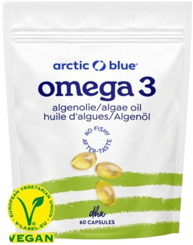 ARCTIC BLUE® Vegan Omega 3 Algae (250mg DHA) - 60 kapslí