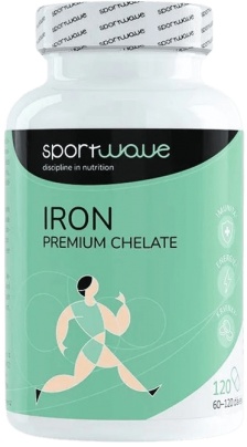 SportWave Iron premium Chelate 120 kapsúl 1+1 ZADARMO