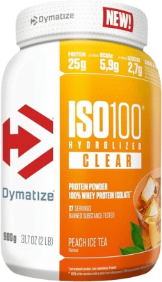 Dymatize Iso 100 Clear 900 g - lízátko z lesních plodů