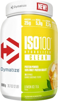 Dymatize Iso 100 Clear 900 g - lízátko z lesních plodů
