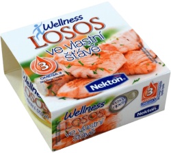 Nekton Losos ve vlastní šťávě Wellness 170 g EXPIRÁCIA 31.10.2026
