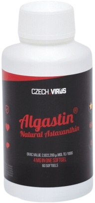 Czech Virus Algastin natural astaxanthin 60 kapsúl